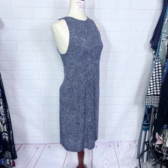 |•ATHLETA•| Navy Stretch Racerback Dress Size Small - Picture 2 of 6